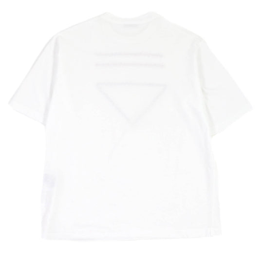 PRADA Short sleeve T-shirt UJN847 Main: 100% cotton white mens S Used Authentic