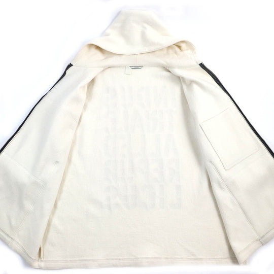 N.HOOLYWOOD coat 182-C008-042 Main: 100% wool Ivory black red mens 38 Used Authentic