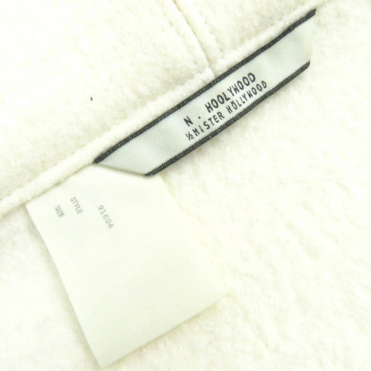 N.HOOLYWOOD coat 182-C008-042 Main: 100% wool Ivory black red mens 38 Used Authentic