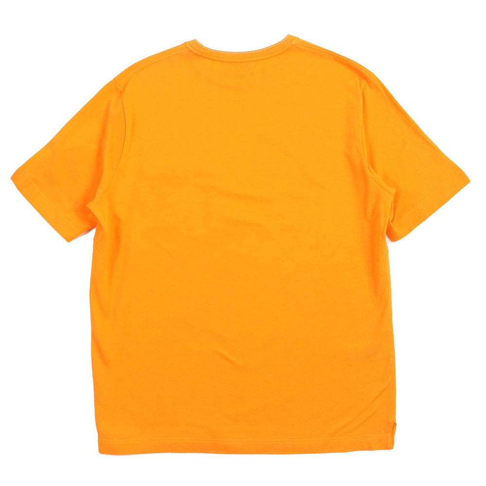 HERMES Short sleeve T-shirt Main: 100% cotton Orange mens M Used Authentic