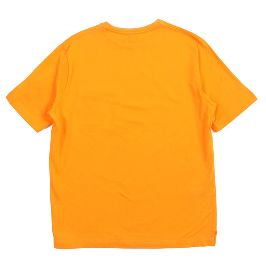 HERMES Short sleeve T-shirt Main: 100% cotton Orange mens M Used Authentic