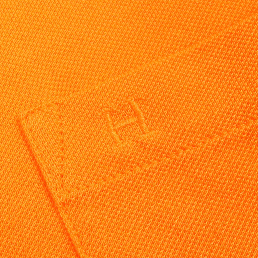 HERMES Short sleeve T-shirt Main: 100% cotton Orange mens M Used Authentic
