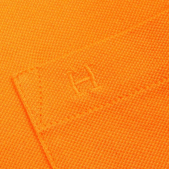 HERMES Short sleeve T-shirt Main: 100% cotton Orange mens M Used Authentic