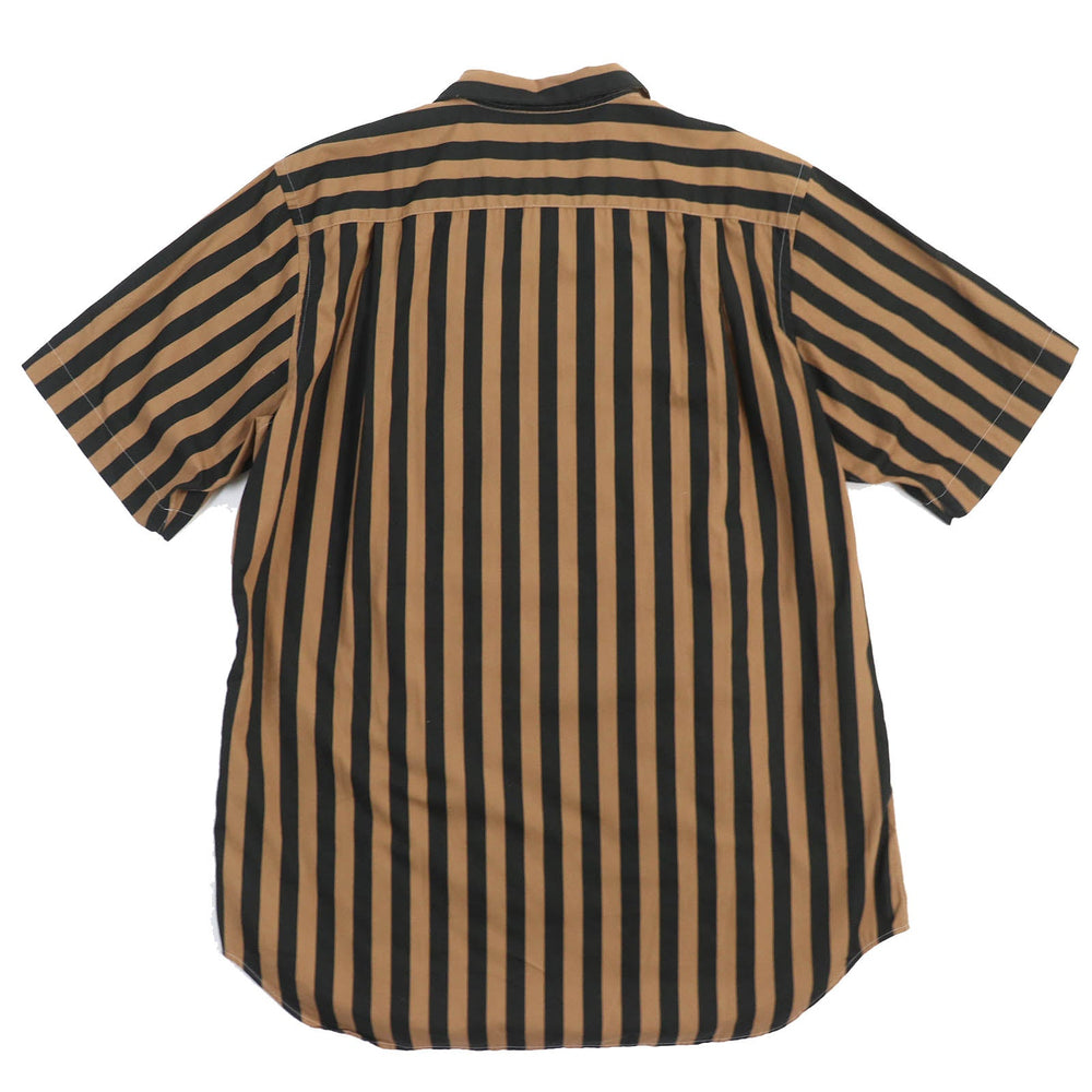 COMME des GARCONS HOMME PLUS Short sleeve shirt Main: 100% cotton Brown black mens Notation size unknown Used Authentic