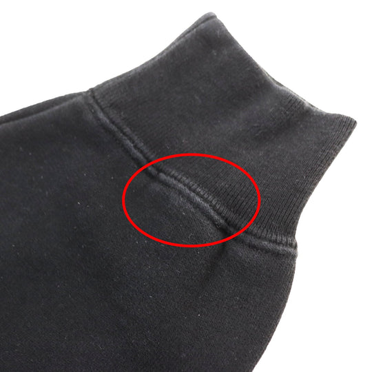BALENCIAGA Hoodie 578135 Outer material: 100% cotton black mens XS Used Authentic
