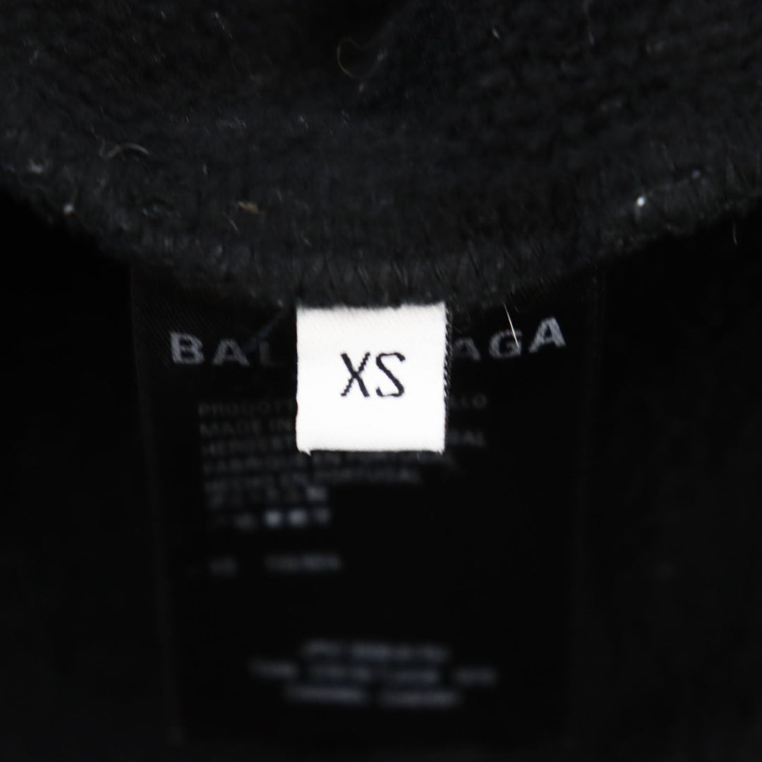 BALENCIAGA Hoodie 578135 Outer material: 100% cotton black mens XS Used Authentic
