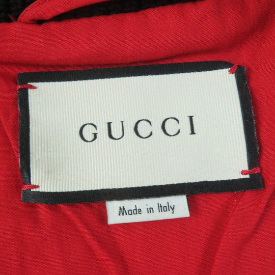 GUCCI Bomber jacket 519455 Main: Sheepskin, Part: 97% cotton, Part: 2% nylon, Part: 1% polyurethane, Lining: 100% cotton gold Women 38 Used Authentic