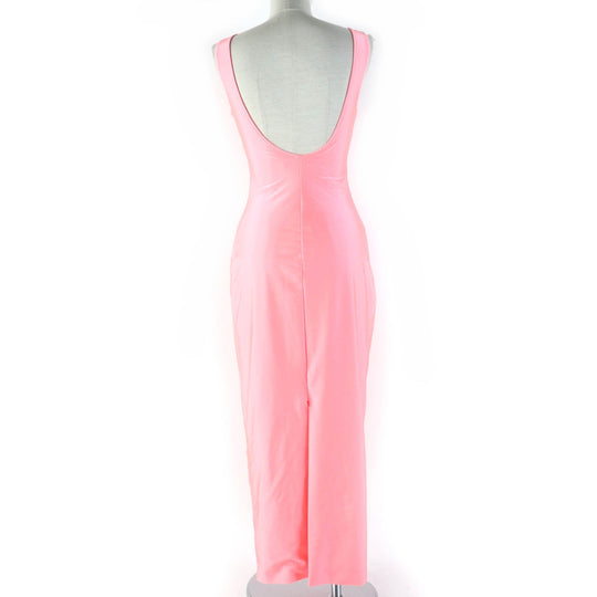 Alexander Wang dress nylon Coral pink Women S Used Authentic
