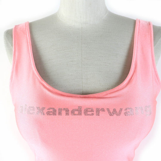 Alexander Wang dress nylon Coral pink Women S Used Authentic