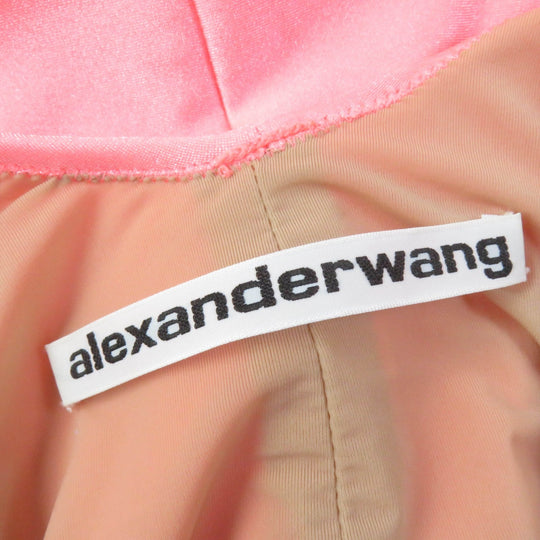 Alexander Wang dress nylon Coral pink Women S Used Authentic