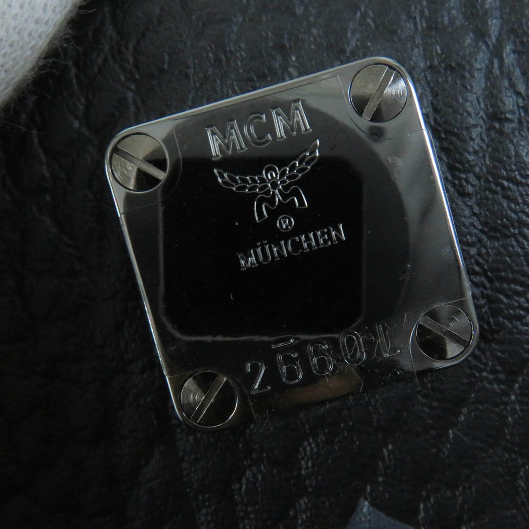 MCM Backpack Main: Leather black Women Used Authentic