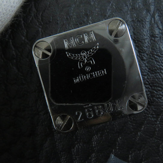 MCM Backpack Main: Leather black Women Used Authentic