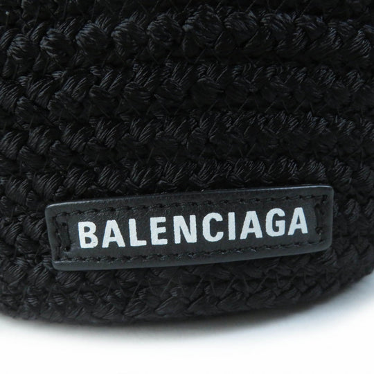 BALENCIAGA Handbag 695612 Nylon black Ibiza Small Women Used Authentic