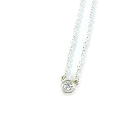 TIFFANY&Co. Necklace Main: AG925, Part: Diamond Silver El Saperetti By the yard Women Used Authentic