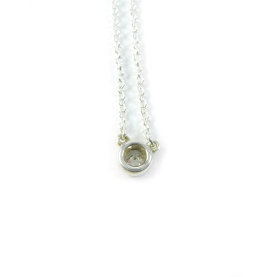 TIFFANY&Co. Necklace Main: AG925, Part: Diamond Silver El Saperetti By the yard Women Used Authentic