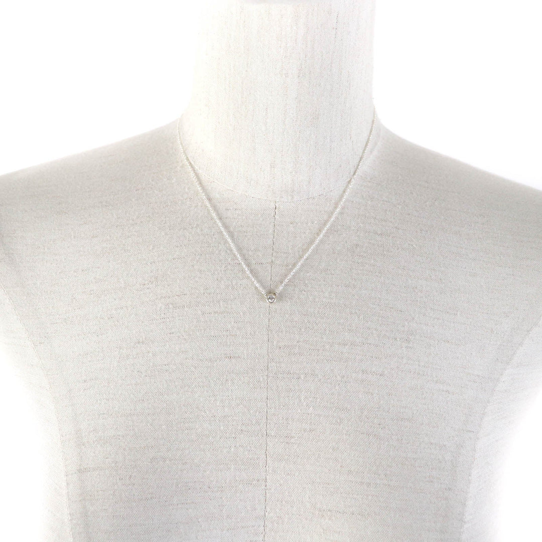 TIFFANY&Co. Necklace Main: AG925, Part: Diamond Silver El Saperetti By the yard Women Used Authentic