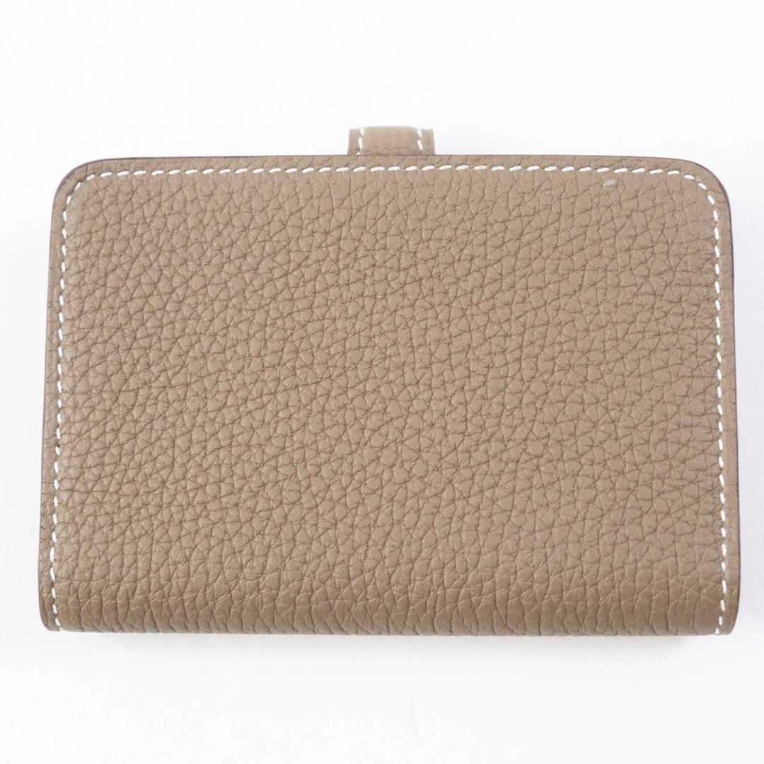 HERMES Card Case Main: Togo Etope Women Used Authentic