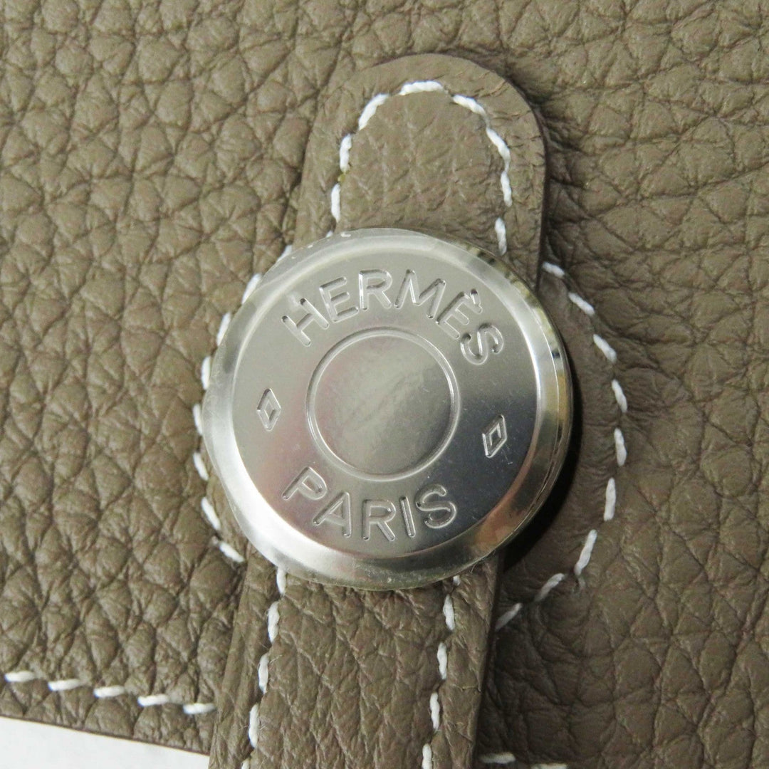 HERMES Card Case Main: Togo Etope Women Used Authentic