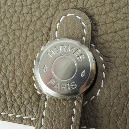 HERMES Card Case Main: Togo Etope Women Used Authentic