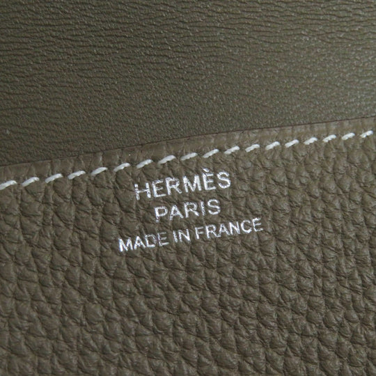 HERMES Card Case Main: Togo Etope Women Used Authentic