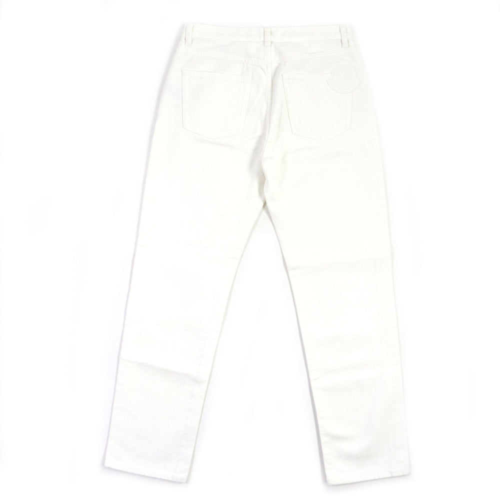 MONCLER Denim pants Main: 100% cotton white PANTALONE mens 44 Used Authentic
