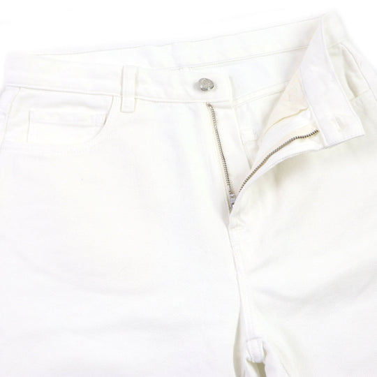 MONCLER Denim pants Main: 100% cotton white PANTALONE mens 44 Used Authentic
