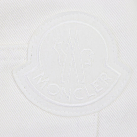 MONCLER Denim pants Main: 100% cotton white PANTALONE mens 44 Used Authentic