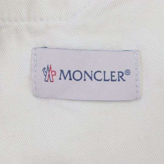 MONCLER Denim pants Main: 100% cotton white PANTALONE mens 44 Used Authentic
