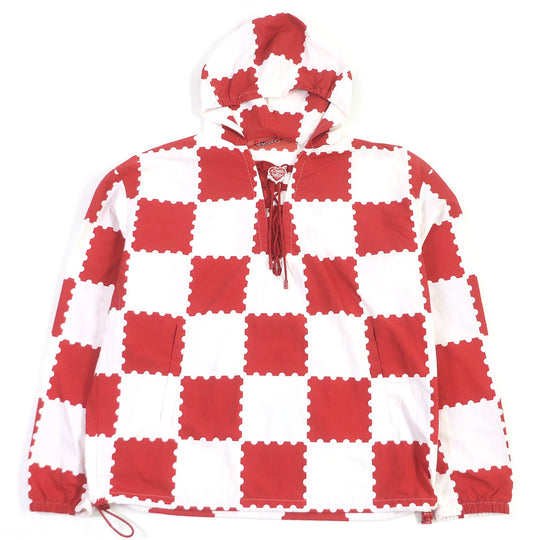 LOUIS VUITTON Blouson Main: 100% nylon White red NIGO mens 50 Used Authentic