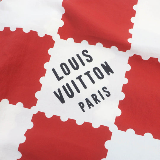 LOUIS VUITTON Blouson Main: 100% nylon White red NIGO mens 50 Used Authentic