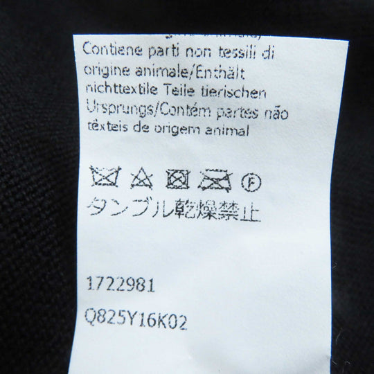 LOEWE cardigan Q825Y16K02 Main: 100% wool black Women XS Used Authentic