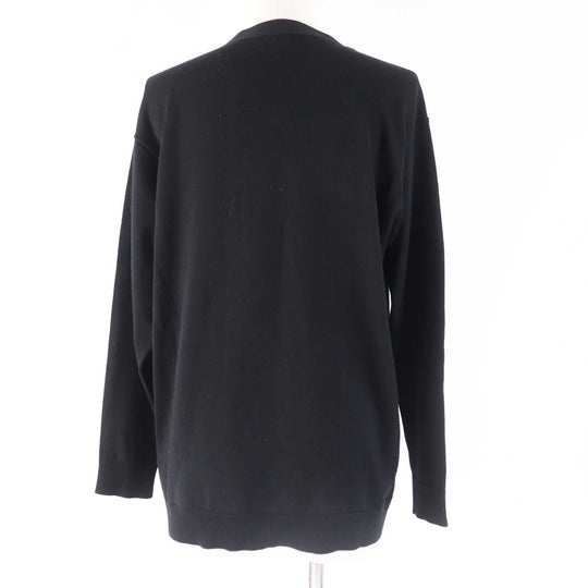 LOEWE cardigan Q825Y16K02 Main: 100% wool black Women XS Used Authentic