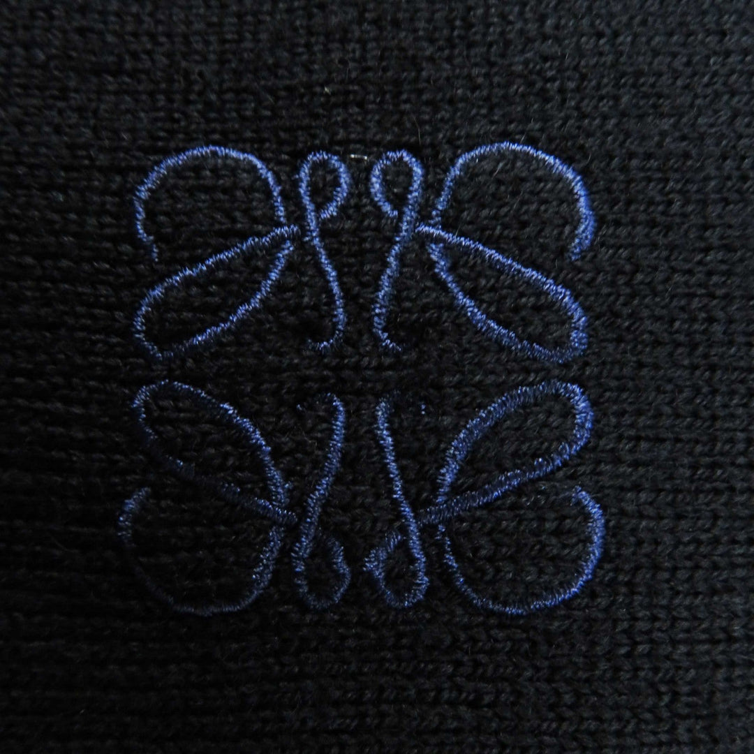 LOEWE cardigan Q825Y16K02 Main: 100% wool black Women XS Used Authentic