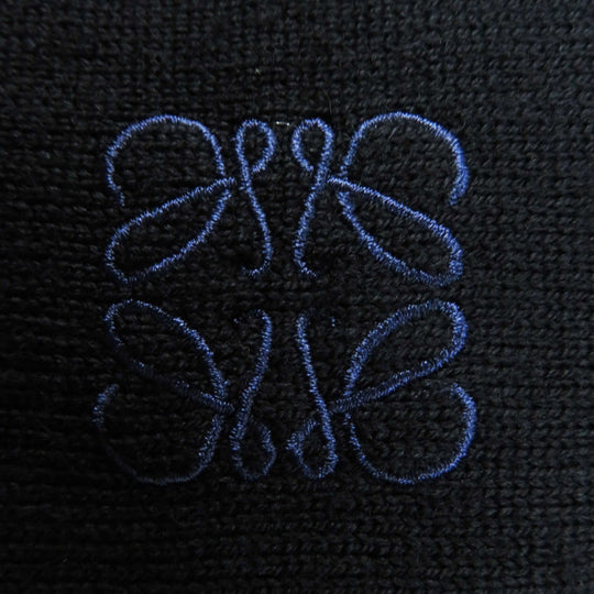 LOEWE cardigan Q825Y16K02 Main: 100% wool black Women XS Used Authentic