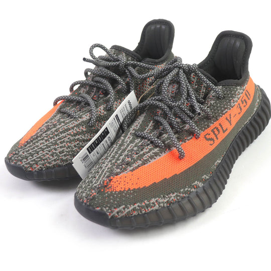adidas Low cut sneakers HQ7045 Synthetic fiber Carbon Beluga YEEZY BOOST 350 V2 mens 40 2/3 Used Authentic