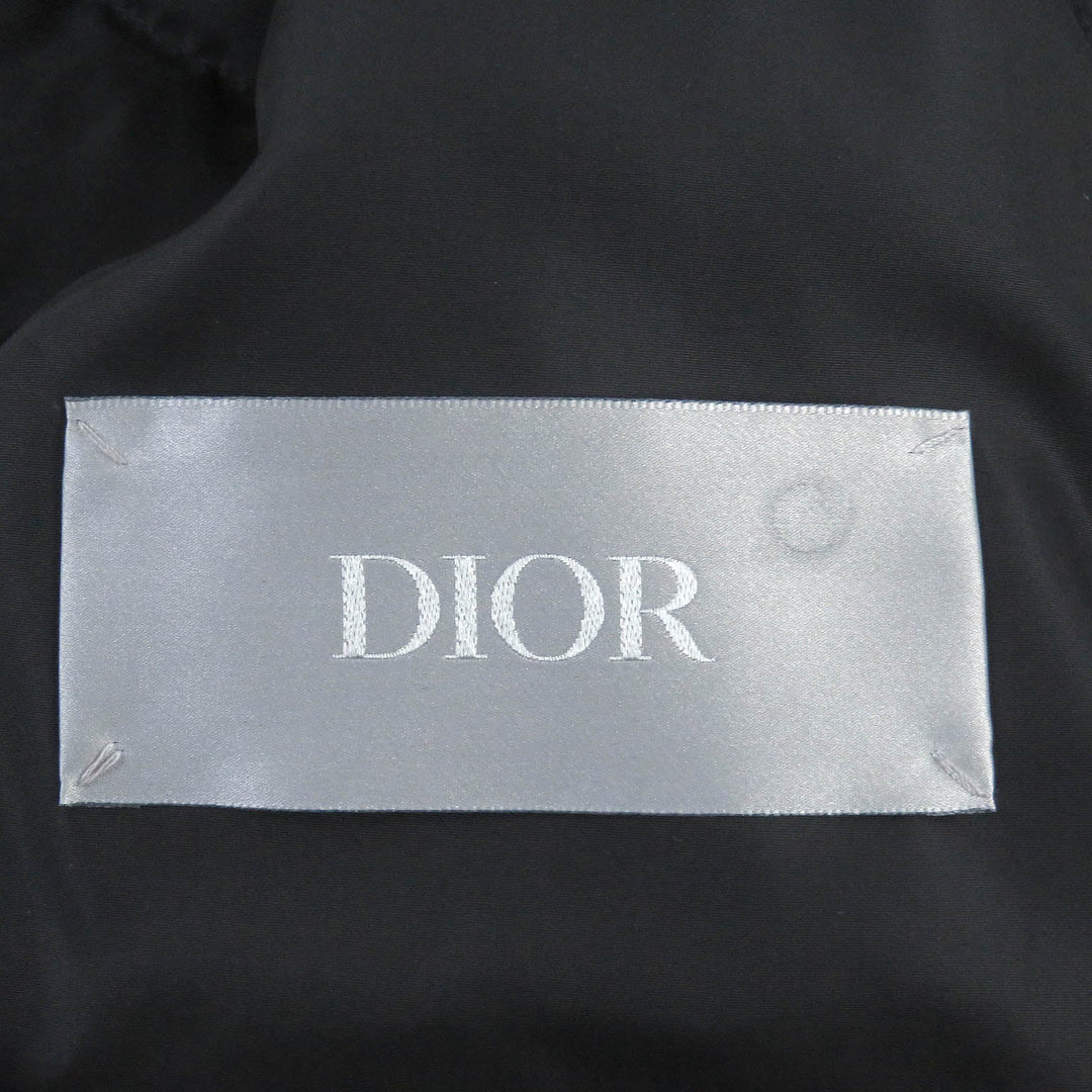 Dior HOMME Down jacket 293C436A4462 Main: 100% nylon, Part: 100% polyester, Filling: 90% down, Filling: 10% feather, Trimming: 50% nylon, 50% polyvinyl chloride Marron mens 48 Used Authentic