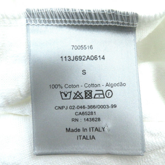 Dior HOMME Short sleeve T-shirt 113J692A0614 Main: 100% cotton white mens S Used Authentic