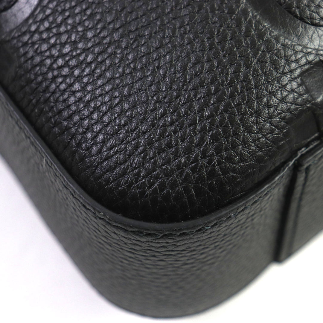 GUCCI Business bag 658573 Main: Leather black Jumbo GG mens Used Authentic