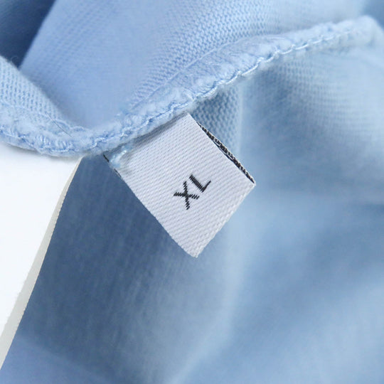 LOEWE Short sleeve T-shirt H526Y22XA4 Main: 100% cotton, some parts: 98% cotton, some parts: 2% elastane Light blue mens XL Used Authentic