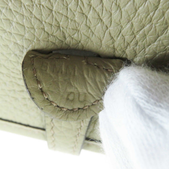 HERMES Shoulder Bag Main�FTaurillon Clemence Beige Alpha Evelyn TPM Women Used Authentic