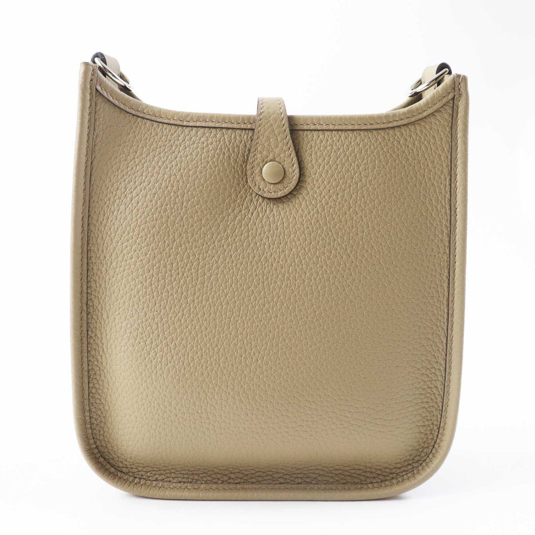 HERMES Shoulder Bag Main�FTaurillon Clemence Beige Alpha Evelyn TPM Women Used Authentic