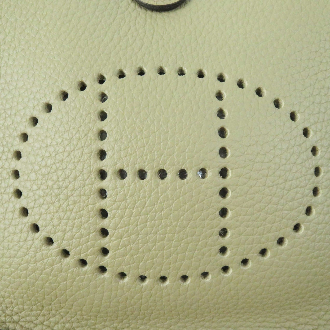 HERMES Shoulder Bag Main�FTaurillon Clemence Beige Alpha Evelyn TPM Women Used Authentic