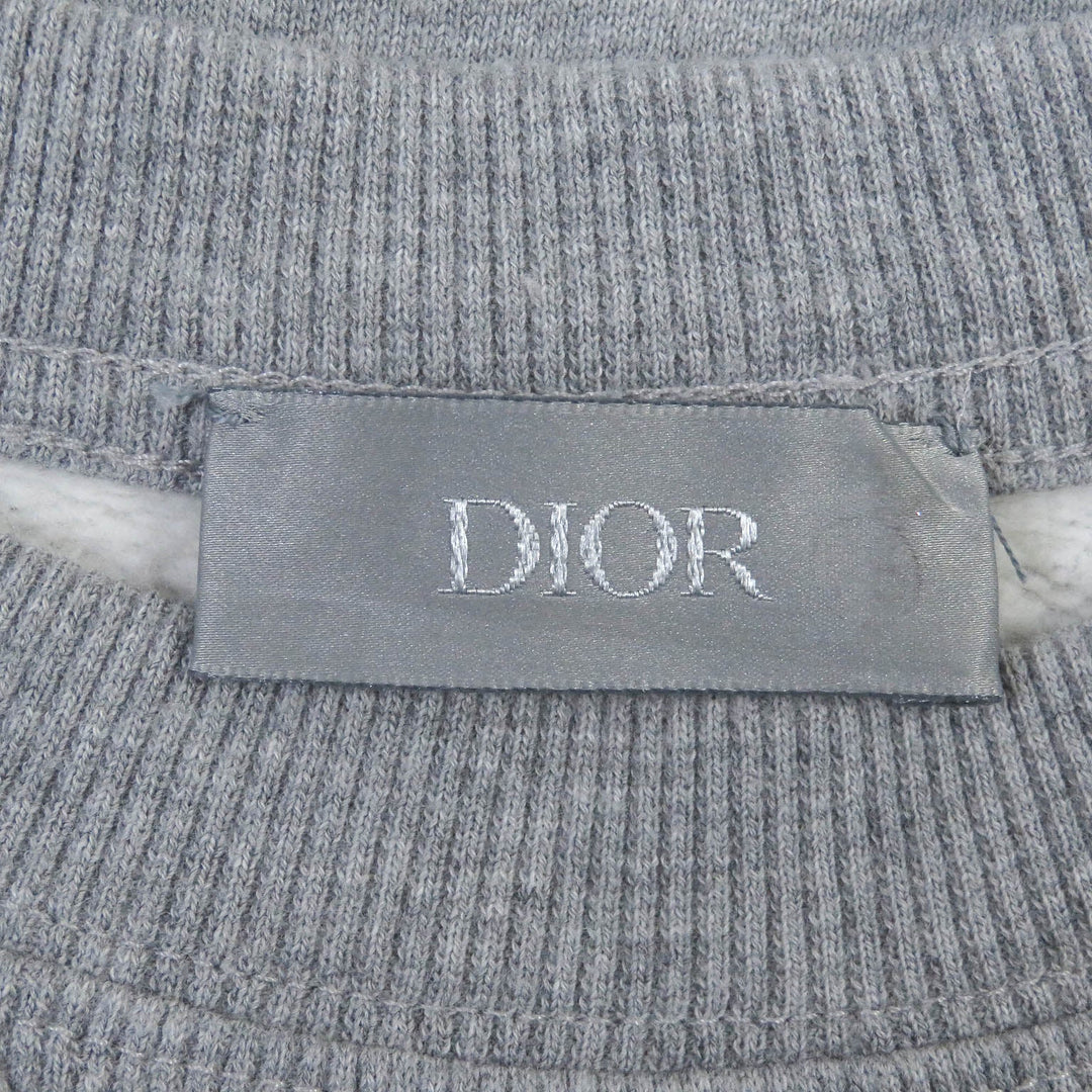 Dior HOMME sweat 143J684B0531 Main: 100% cotton, part: 100% rayon, part: 100% polyester gray mens XS Used Authentic