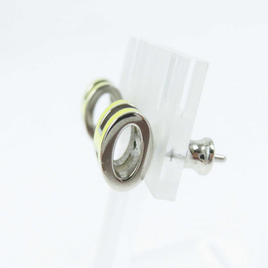 HERMES Pierce Gold Plated Yellow silver Mini Pop Ash H Women Used Authentic