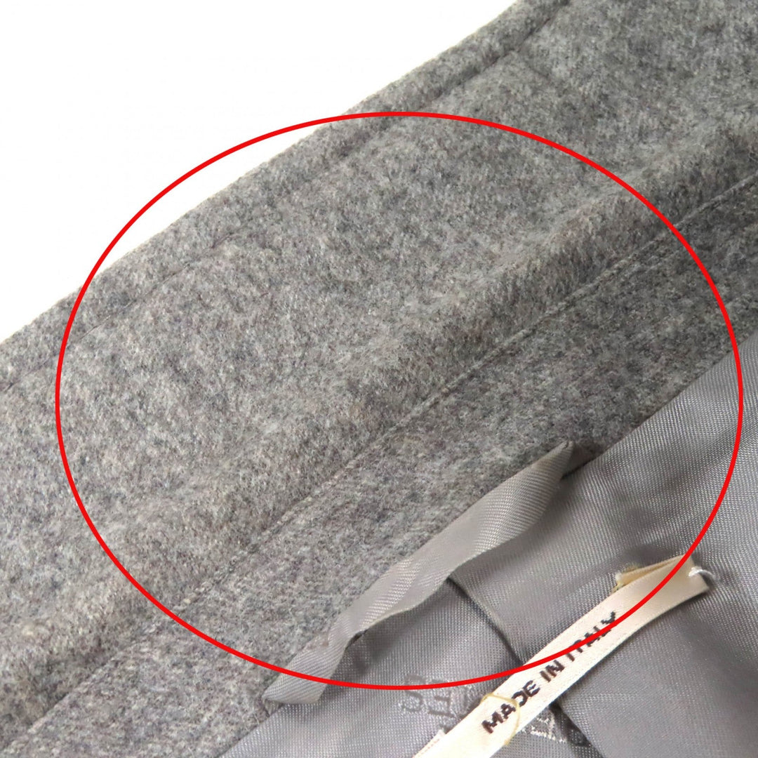 HERMES tailored jacket Outer: 100% wool, Filling: 100% polyester, Lining: 100% cupra gray mens 46 Used Authentic
