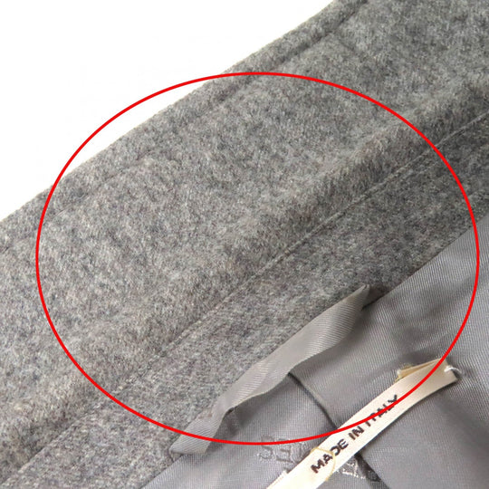 HERMES tailored jacket Outer: 100% wool, Filling: 100% polyester, Lining: 100% cupra gray mens 46 Used Authentic