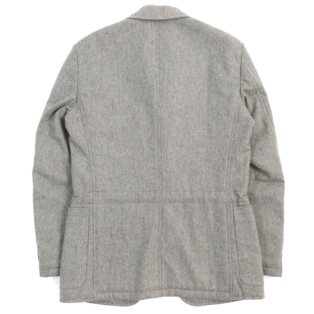 HERMES tailored jacket Outer: 100% wool, Filling: 100% polyester, Lining: 100% cupra gray mens 46 Used Authentic