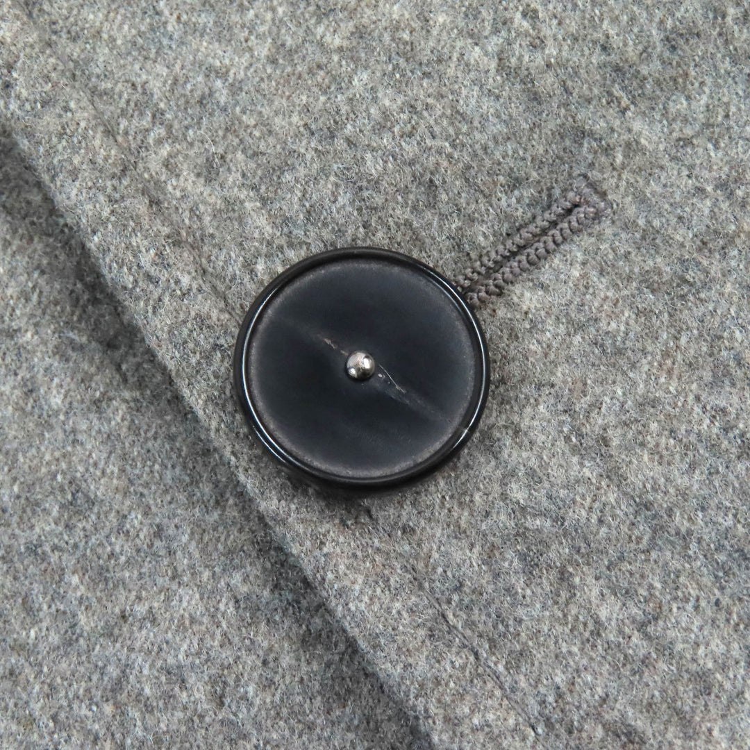 HERMES tailored jacket Outer: 100% wool, Filling: 100% polyester, Lining: 100% cupra gray mens 46 Used Authentic