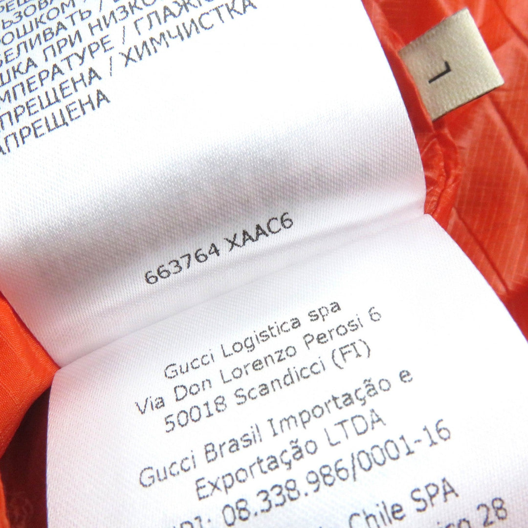 GUCCI cargo pants 663764 Outer: 88% polyamide, Outer: 12% polyurethane, Lining: 100% polyamide, Filling: 100% polyester Orange mens L Used Authentic