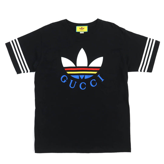 GUCCI Short sleeve T-shirt 616036 Main: 100% cotton Black multicolor mens M Used Authentic
